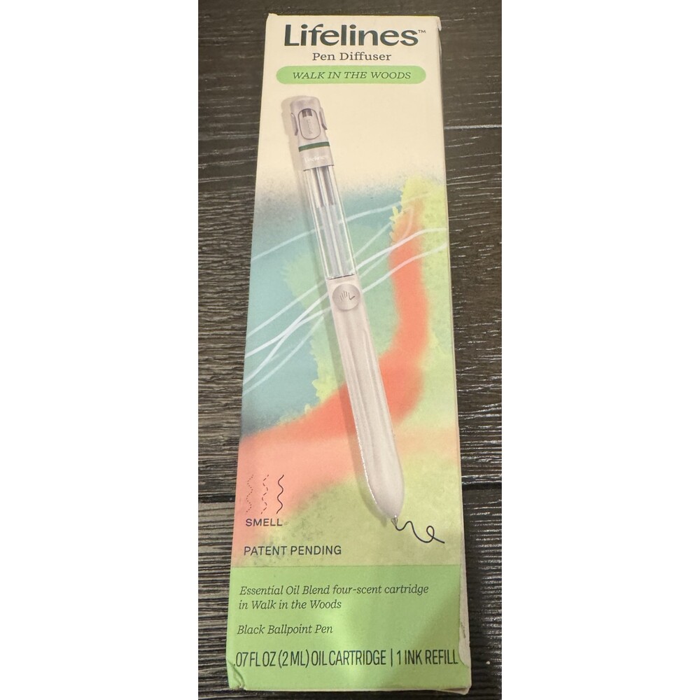 New Lifelines Pen Diffuser Walk In The Woods .07 oz 1 refill